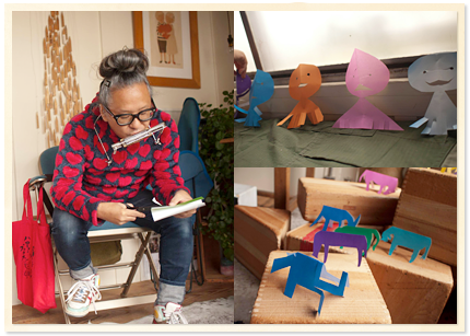 ハサミ1本でチョキチョキ！チャンキー松本の切り絵教室